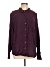 Westbound Solid Burgundy Long Sleeve Button-Down Shirt Size L - photo 1