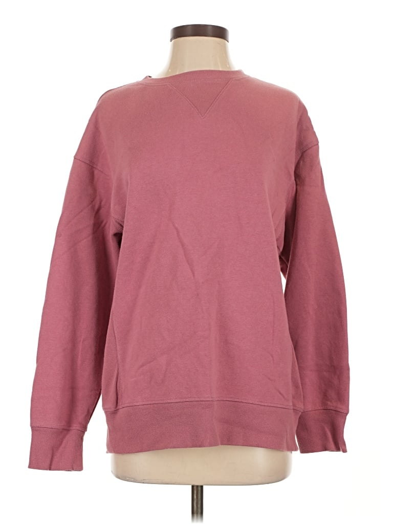 Pre-owned All In Motion Sweatshirt In Burgundy