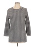 Brooks Brothers Chevron-herringbone Gray Pullover Sweater Size L - photo 1