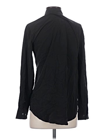Equipment Long Sleeve Silk Top (view 2)
