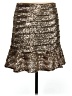Express Metallic Gold Formal Skirt Size 6 - photo 1