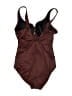 Miraclesuit Solid Brown One Piece Swimsuit Size 8 - photo 2