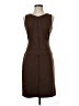BCBGMAXAZRIA Solid Brown Cocktail Dress Size 6 - photo 1