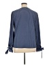 CeCe Blue Long Sleeve Blouse Size XL - photo 2