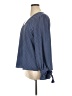 CeCe Blue Long Sleeve Blouse Size XL - photo 5