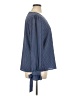 CeCe Blue Long Sleeve Blouse Size XL - photo 4