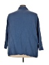 Old Navy 100% Cotton Blue 3/4 Sleeve Button-Down Shirt Size 3X - photo 2