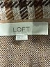 Ann Taylor LOFT 100% Cotton Checkered-gingham Tan Coat Size XS - photo 6