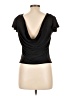 OGL Solid Black Short Sleeve Top Size L - photo 2