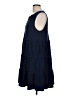 Crown & Ivy Solid Blue Casual Dress Size L - photo 5