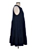 Crown & Ivy Solid Blue Casual Dress Size L - photo 4