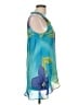 Magic 100% Polyester Blue Sleeveless Blouse Size L - photo 4