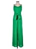 TCEC 100% Polyester Solid Green Jumpsuit Size S - photo 1