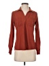 Mine 100% Polyester Brown Long Sleeve Blouse Size S - photo 1