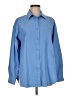 GU Blue Long Sleeve Button-Down Shirt Size M - photo 1