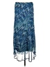 Covington 100% Polyester Chevron-herringbone Blue Casual Skirt Size L - photo 1