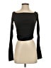 Edikted Black Long Sleeve Top Size S - photo 1