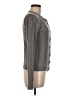 Jill Stuart 100% Wool Gray Wool Cardigan Size Med - Lg - photo 4