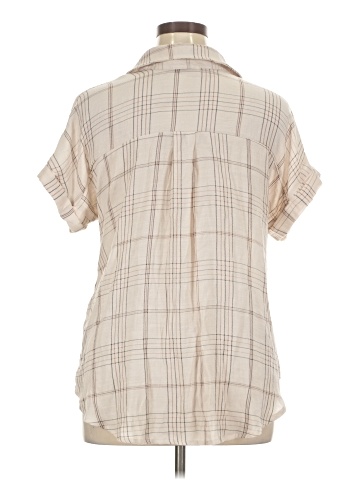 Peach Short Sleeve Blouse (view 2)