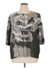 misook Floral Gray Pullover Sweater Size XL - photo 1