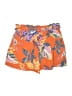 InGear 100% Rayon Print Orange Shorts Size L - photo 2