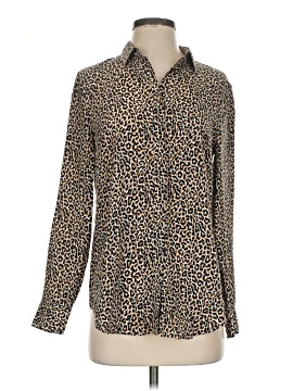 J.Crew Long Sleeve Silk Top (view 1)