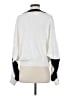 Maeve 100% Cotton Color Block White Pullover Sweater Size S - photo 2