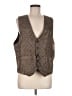 Bill Blass 100% Silk Brown Sweater Vest Size M - photo 1