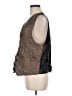 Bill Blass 100% Silk Brown Sweater Vest Size M - photo 5