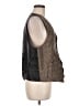 Bill Blass 100% Silk Brown Sweater Vest Size M - photo 4