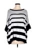 AB Studio Stripes Gray Poncho Size L - photo 1