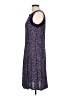 Perceptions Polka Dots Purple Casual Dress Size L - photo 5