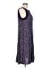 Perceptions Polka Dots Purple Casual Dress Size L - photo 4