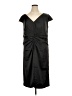 Tadashi Black Cocktail Dress Size 16 - photo 1