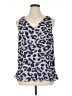 CAbi 100% Polyester Silver Sleeveless Blouse Size XL - photo 1