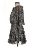 FP Movement 100% Polyester Floral Gray Casual Dress Size M - photo 5