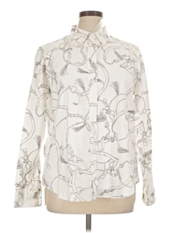 Lauren by Ralph Lauren Long Sleeve Blouse (view 1)