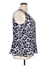 CAbi 100% Polyester Silver Sleeveless Blouse Size XL - photo 4
