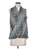Kut from the Kloth 100% Polyester Silver Sleeveless Blouse Size S - photo 1