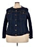 Agnes Orinda Blue Denim Jacket Size 4X - photo 1