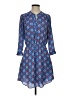 Daniel Rainn 100% Polyester Paisley Blue Casual Dress Size S - photo 1
