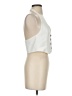 Zara Ivory Sleeveless Button-Down Shirt Size XS - photo 4
