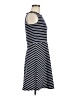 Talbots Stripes Blue Casual Dress Size Med Petite - photo 4