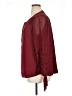IMAN 100% Polyester Burgundy 3/4 Sleeve Blouse Size XL - photo 5