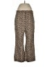 J.Crew Animal Print Gold Casual Pants Size 12 - photo 1