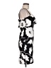 Guess Floral Black Cocktail Dress Size 6 - photo 4