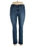 Kut from the Kloth Solid Blue Jeans Size 14 - photo 1