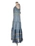 Veronica Beard Paisley Blue Casual Dress Size L - photo 5