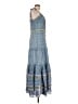 Veronica Beard Paisley Blue Casual Dress Size L - photo 4