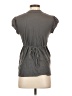 Duo Maternity 100% Cotton Gray Short Sleeve Top Size Sm Maternity - photo 2